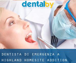 Dentista di emergenza a Highland Homesite Addition